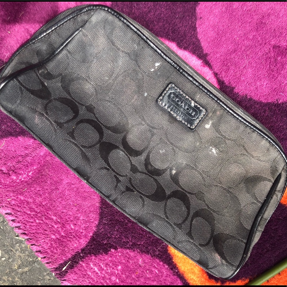 Authentic Coach makeup bag